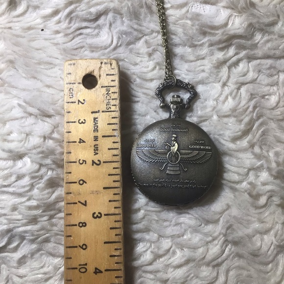 FARVAHAR AHURA MAZDA POCKET WATCH or NECKLACE - Picture 6 of 6
